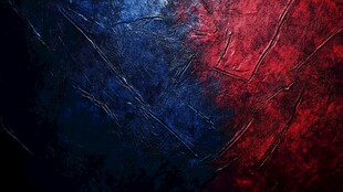 红蓝对比的纹理艺术