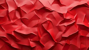 红色皱褶纹理背景