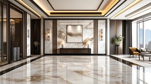 现代奢华大堂设计