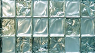 晶莹剔透的玻璃砖