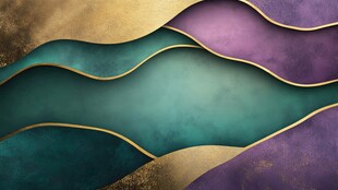 抽象艺术风景画