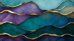 抽象的山脉风景