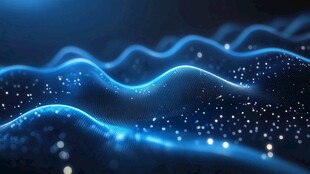 抽象的数字波浪