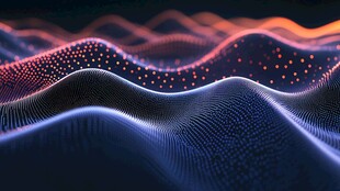 抽象的数字景观