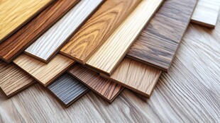 木地板样品展示