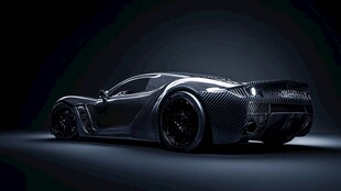 碳纤维超级跑车的黑暗之美