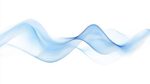 抽象的数字波形