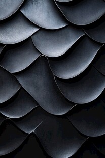 黑色波浪金属纹理