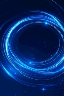 蓝色光晕抽象图案