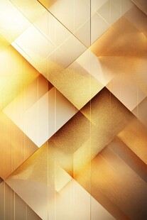 金色几何抽象