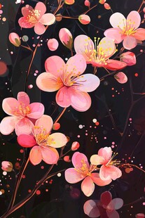 樱花盛开之夜