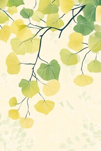 银杏叶的秋日韵味