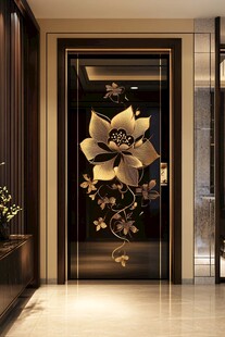 奢华金花门设计