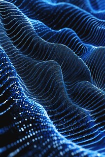 抽象的数字波浪