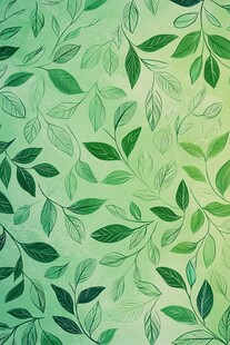 绿色叶子图案背景