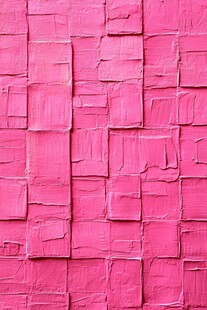 鲜亮的粉色几何图案