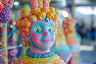 五彩缤纷的雕塑艺术