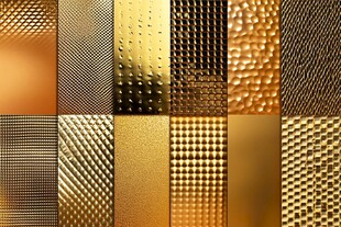金色纹理的多样性