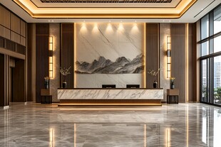 现代酒店大堂设计
