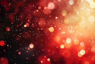 红色光斑粒子背景