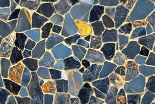 岩石马赛克的艺术