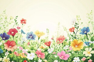 春日里的小花园