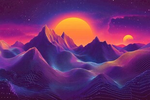 超现实主义数字景观