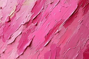 粉红色调的抽象画