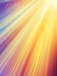 光芒四射的抽象画