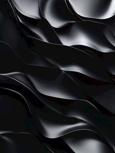 抽象黑色波浪