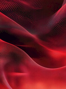 红色抽象线条图案