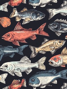 鱼类多样性图案