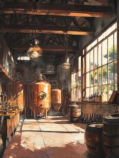 酿酒厂内部
