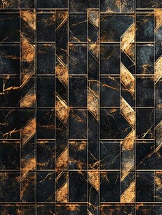 黑金几何纹理
