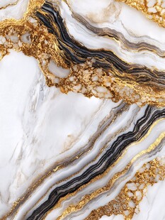金色纹理的大理石纹路