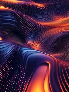 抽象波浪光纹