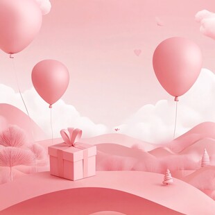 粉色气球梦境之旅