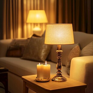 温馨的夜晚 舒适的居家环境