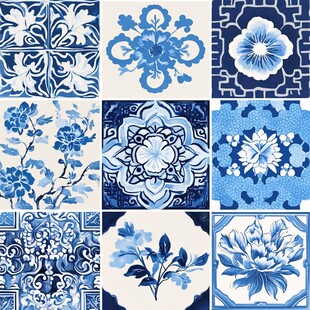 青花瓷图案的艺术之美