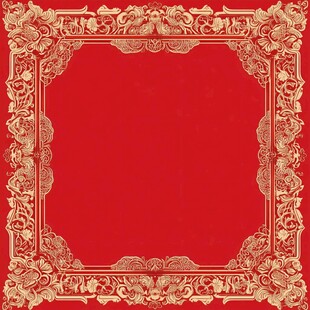 红色精致边框设计