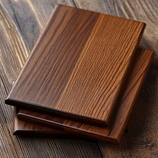 木纹背景的矩形板块