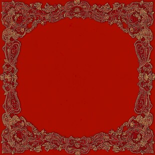 红色金边框图片