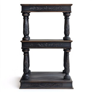 复古风格木质架子