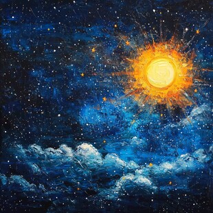 璀璨夜空