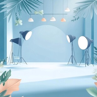 梦幻蓝色摄影工作室