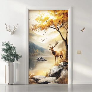鹿与秋景