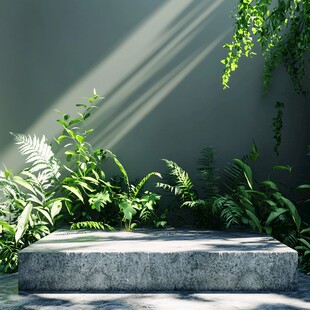 绿意盎然的室内花园
