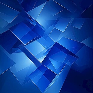 抽象蓝色几何图形
