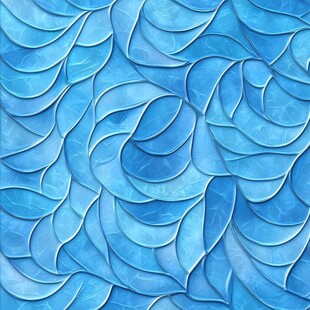 抽象的蓝色波浪