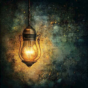 古老的灯笼照亮黑暗